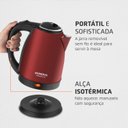 Ver imagem 5 de Chaleira Elétrica Pratic 1200w 127v Ce-06-r Mondial