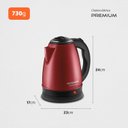 Ver imagem 2 de Chaleira Elétrica Pratic 1200w 127v Ce-06-r Mondial