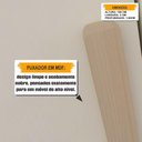 Ver imagem 7 de Guarda Roupa Casal Royal 4 Gavetas MDF Cinamomo com Off White RV Móveis