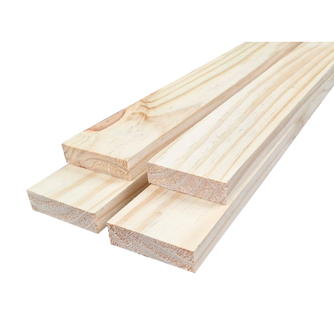 Sarrafo de 07 Pinus Seco Estufa/ Aparelhado (2,0x7,0x3,00m) 04 Peças