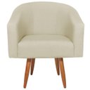 Ver imagem 6 de Kit 02 Poltronas Decorativas Sala de Estar Recepção Luiza Pés Palito Suede - Doce Sonho Móveis KIT 2