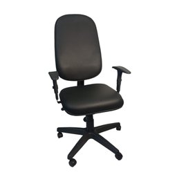 Cadeira Escritório Presidente Slin -corino Preto - 2