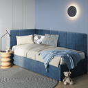 Ver imagem 5 de Kit 7 Módulos de Cabeceira Estofada Cama Box Casal King Modulada 2,10mx40cm