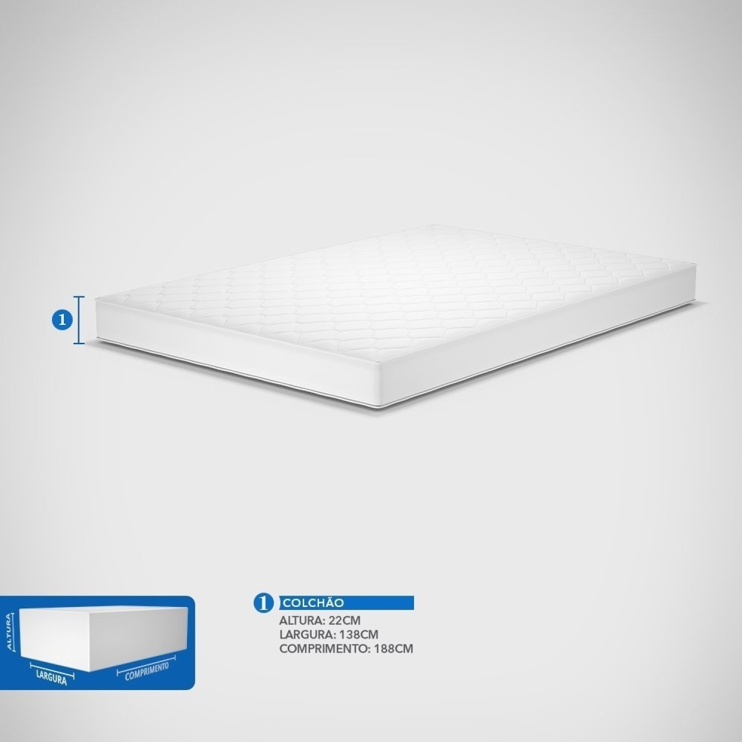 Colchão Casal Probel D33 Advanced 138X188X22 - 5