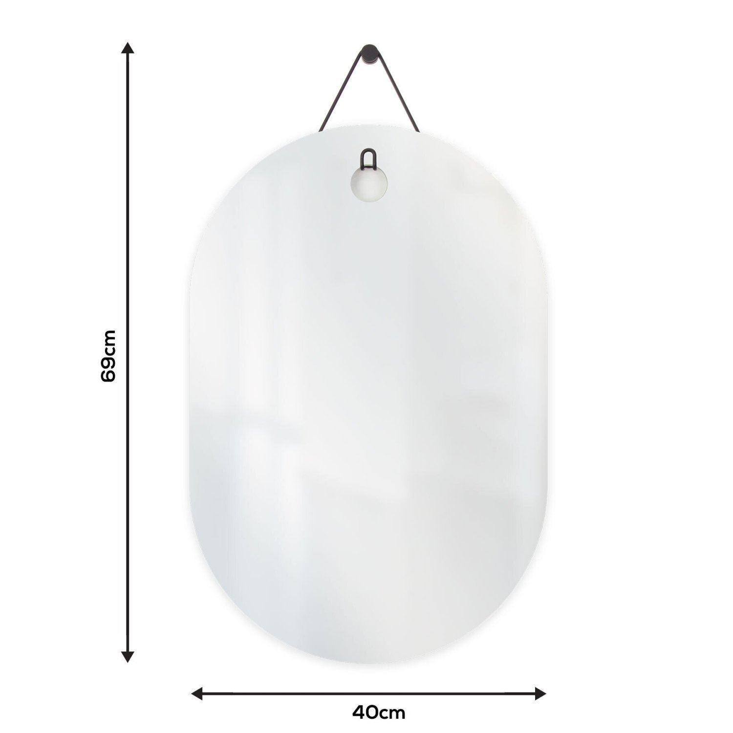 Espelho Decorativo Aramado Wire Polygon Oblongo In House Decor - 2