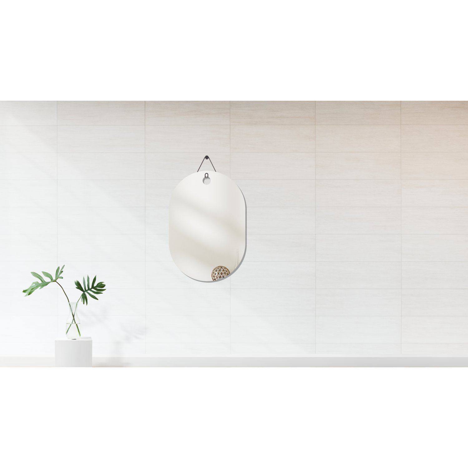 Espelho Decorativo Aramado Wire Polygon Oblongo In House Decor - 3