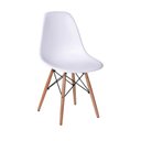 Ver imagem 3 de Conjunto Mesa Eames Eiffel Dsw Redonda Pau Ferro 90cm + 4 Cadeiras Eames Dsw - Branca Mgsaarinen