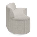 Ver imagem 5 de Sofá 3 Lugares para Sala de Estar Living 180cm Koane D06 Bouclê Creme - Mpozenato