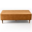 Ver imagem 6 de Puff Decorativo Sala de Estar Bali W01 Pés Palito 120x50cm Couríssimo Whisky - Lyam Decor