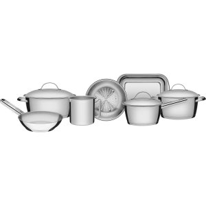 Conjunto de Panelas Tramontina Inox 7 Peças Allegra 65650170