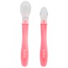 KIT COLHERES INFANTIL EM SILICONE BUBA REF: 11824 UN - UN - Rosa - 2
