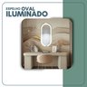 Espelho Oval 75x50cm Touch Led 2 Cores Reduna - 6