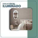 Ver imagem 7 de Espelho Oval 75x50cm Touch Led 2 Cores Reduna