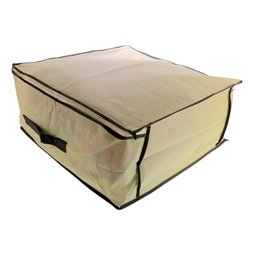 Kit 2 Caixa Organizadora Roupas Multiuso Toalha Lençóis Roupa De Cama Em TNT Dobrável 45x45x20cm - 10