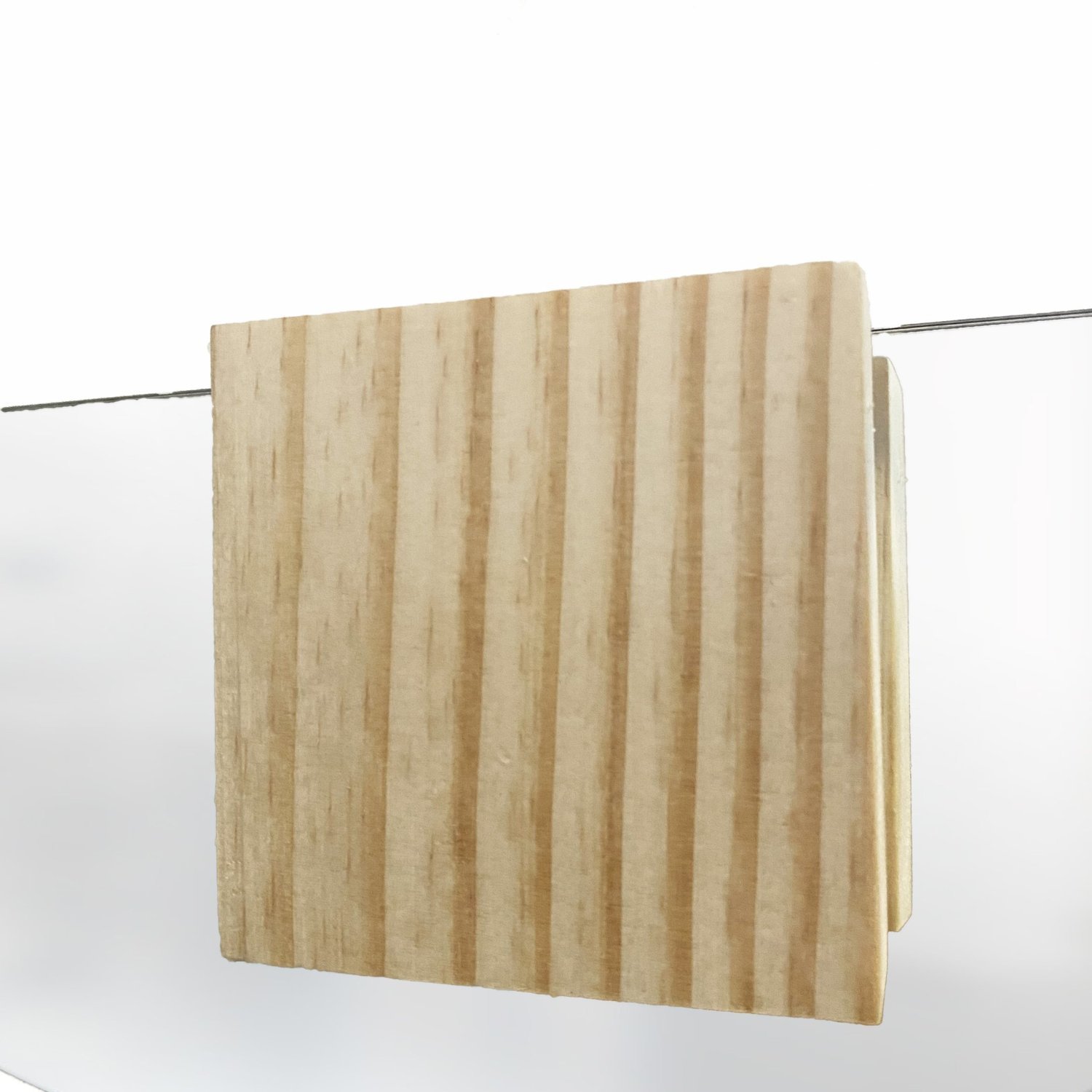 Espelho Decorativo Aplique Quadrado Pinus Retangular - 2