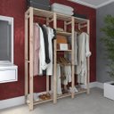 Ver imagem 4 de Arara Pinus Cabideiro de Chão Organizador Multiuso Technox