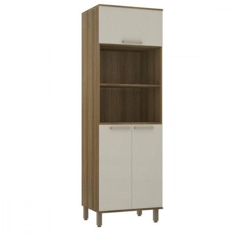 Paneleiro Duplo para 2 Fornos 3 Portas 70cm Luciane Isis Avela/mocca
