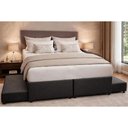 Ver imagem 2 de Cama Base c/Aux King Herval MH1453 Black 193x203x34