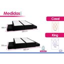 Ver mais imagens de Cama Base c/Aux King Herval MH1453 Black 193x203x34