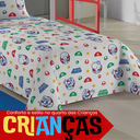 Ver imagem 4 de Jogo de Cama Solteiro Super Mario 3 Peças 100% Algodão
