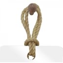 Ver imagem 4 de Espelho Decorativo Hole Alça Sisal Natural Quadrado In House Decor