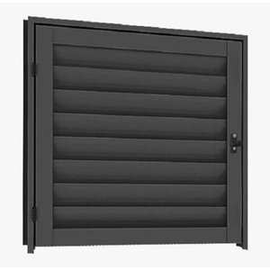Abrigo / Alçapão 80cm X 60cm Alumínio Preto