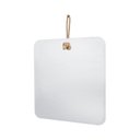 Ver imagem 1 de Espelho Decorativo Lina Alça Sisal Natural Quadrado In House Decor