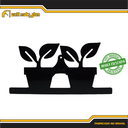 Ver imagem 4 de Suporte Mangueira Jardim 2 VASOS PRETO ALL STYLE