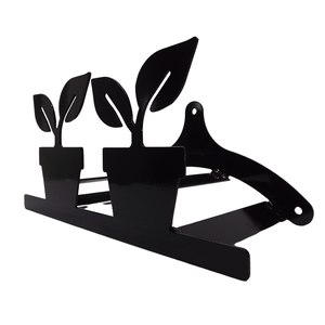 Suporte Mangueira Jardim 2 VASOS PRETO ALL STYLE