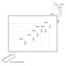 Quadro Branco 90x60 Cm Lousa com Moldura Mdf Alumínio Soft com 4 Canetas e Apagador - 8