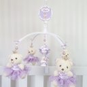 Ver imagem 1 de Mobile para Berço Musical Giratório Princesas Lilás