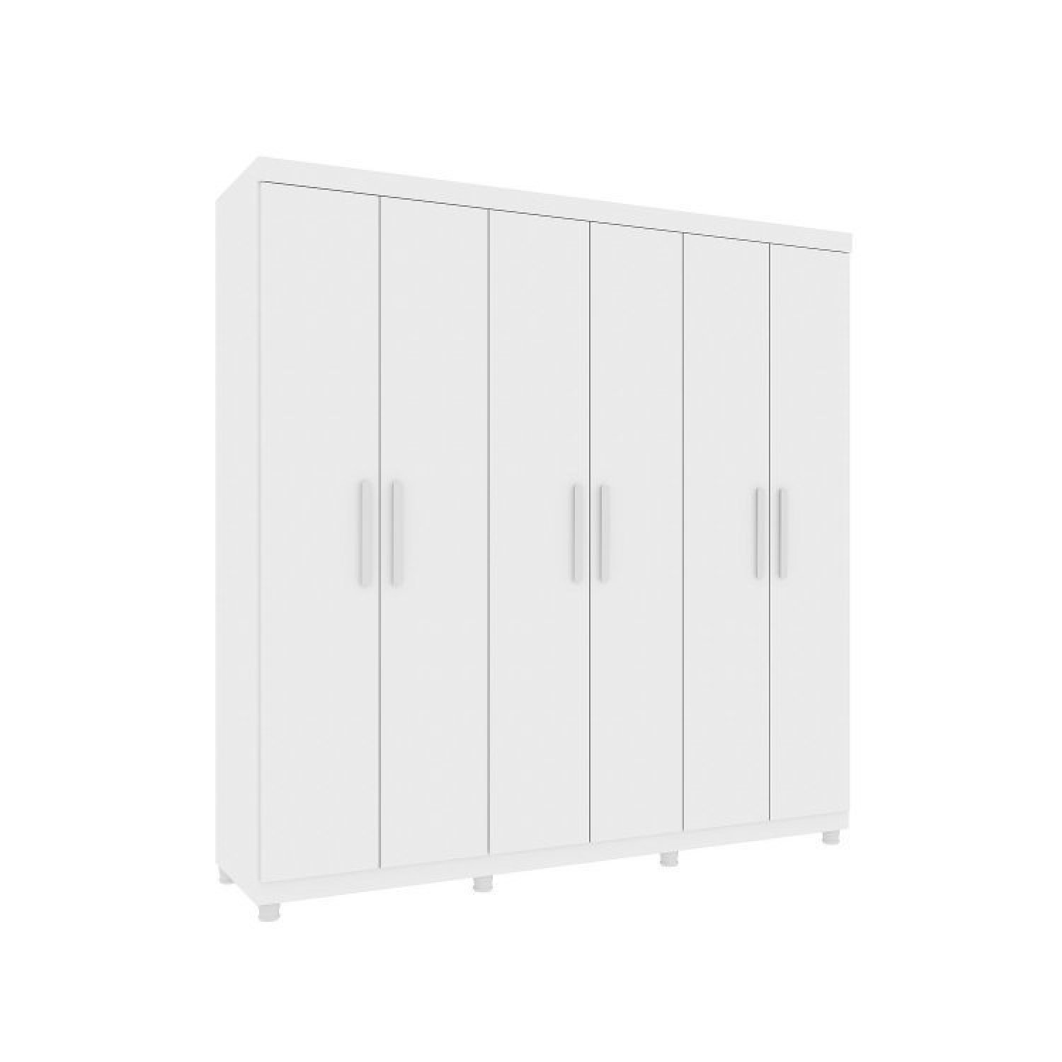 Quarto Casal com Roupeiro 6 Portas Olimpo e Painel Cabeceira  - 4