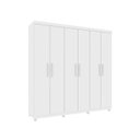 Ver imagem 4 de Quarto Casal com Roupeiro 6 Portas Olimpo e Painel Cabeceira