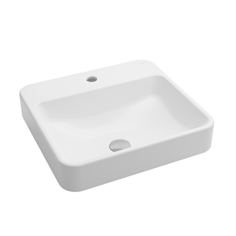 Cuba de Sobrepor Retangular Rt15 com Mesa 470x440x140mm White - Docol Louças Docol Louças