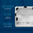 Ver imagem 5 de Spa Quadrado Magnolia Combate com Hidro em Acrílico