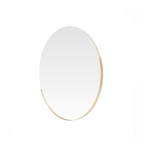 Espelho Redondo Giro 60 Cm Dourado