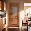 Ver imagem 1 de Folha de Porta Maciça 210x70cm Eucalipto Pm96 Cruzeiro Portas Natural