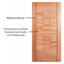 Ver imagem 5 de Folha de Porta Maciça 210x70cm Eucalipto Pm96 Cruzeiro Portas Natural