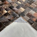 Ver imagem 3 de Tapete De Couro Marrom Exótico escuro 3,00x4,00 C/b peça10
