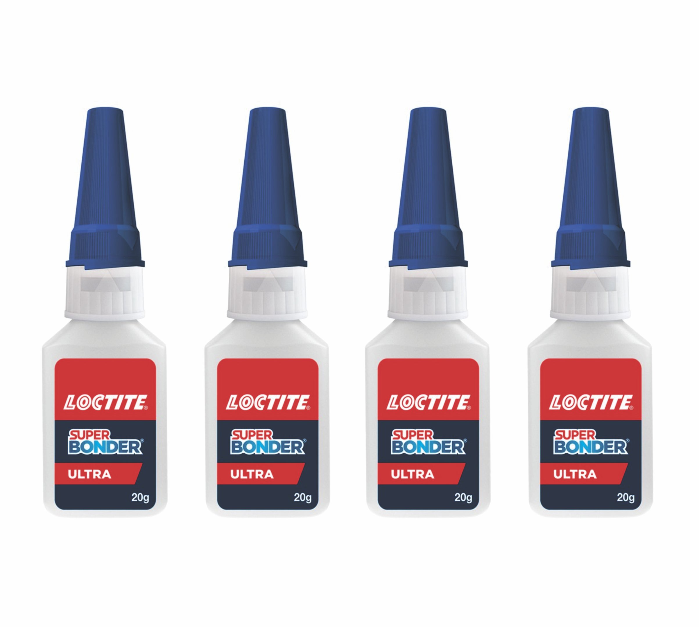 Kit 4 Cola Super Bonder Ultra Forte 20g | MadeiraMadeira