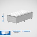 Ver mais imagens de Cama Box Solteiro Probel Conjugado Advanced Pillow Top 88x188x50 Prodormir Probel