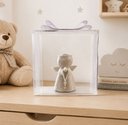 Ver imagem 3 de Quadro Caixa Acrílico Santo Anjo da Guarda 12x12x4cm - Box Luxo Religioso