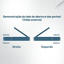 Ver imagem 7 de Folha de Porta Maciça 210x100cm Eucalipto Pm96 Cruzeiro Portas Natural