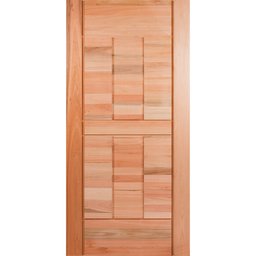 Folha de Porta Maciça 210x100cm Eucalipto Pm96 Cruzeiro Portas Natural - 3