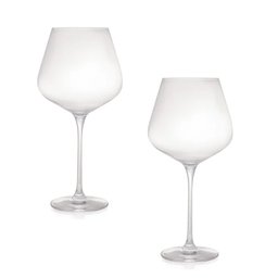 Cj 2 Taças de Vinho de Cristal Ecológico (livre de Chumbo) Elegance L'artisan 880ml Lyor - 1