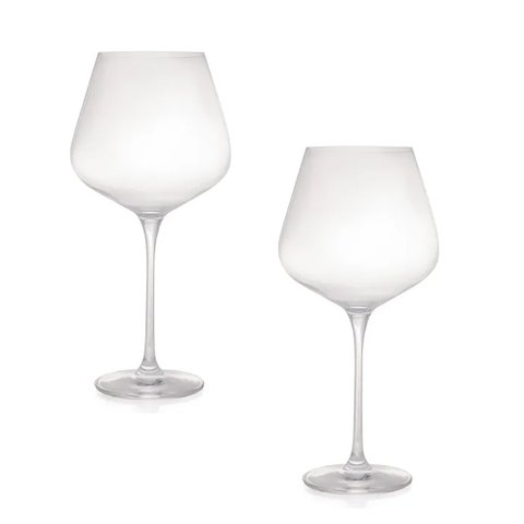 Cj 2 Taças de Vinho de Cristal Ecológico (livre de Chumbo) Elegance L'artisan 880ml Lyor