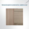 Folha de Porta Maciça 210x90cm Eucalipto Pm97 Cruzeiro Portas Natural - 6