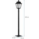 Ver imagem 3 de Kit 2 Postes para Jardim Iluminação Externa 1,95m Alumínio Termoplástico E27 Bivolt Soberana
