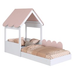Cama Infantil Montessoriana em Forma de Casinha sem Colchão Ccm040 Completa Móveis - 5