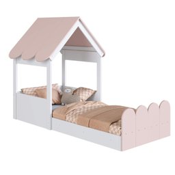 Cama Infantil Montessoriana em Forma de Casinha sem Colchão Ccm040 Completa Móveis - 6
